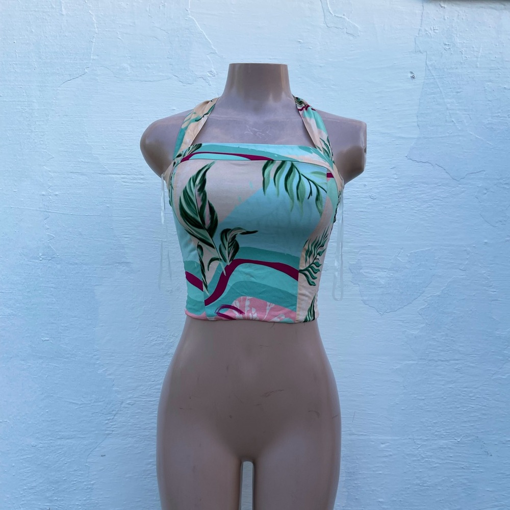 Shore Tropical Halter Top